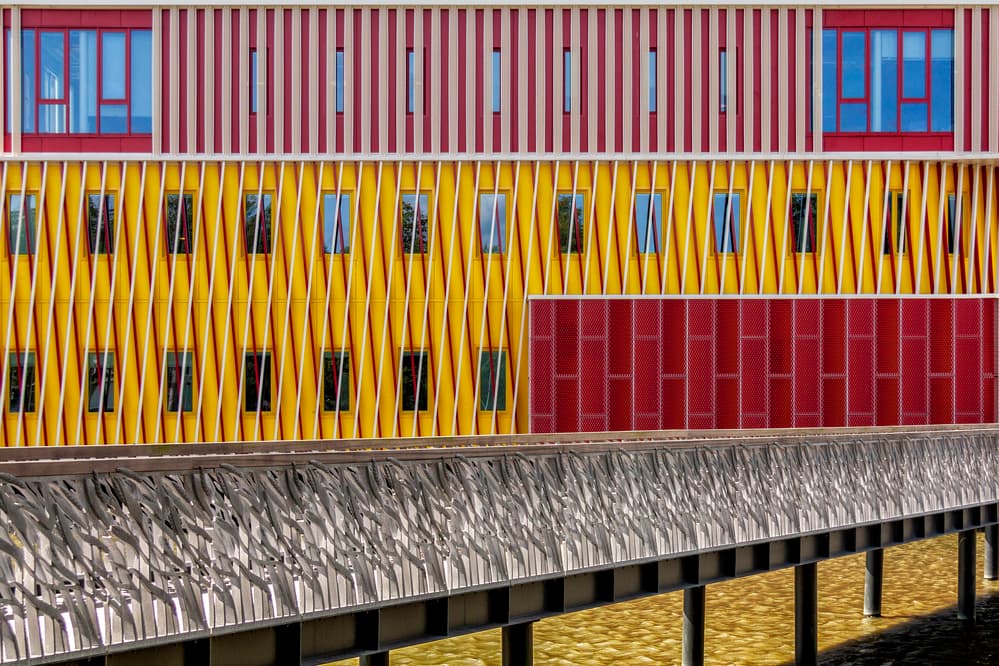 Architectural Colors Bridge by Theo Luycx — canvas wall art