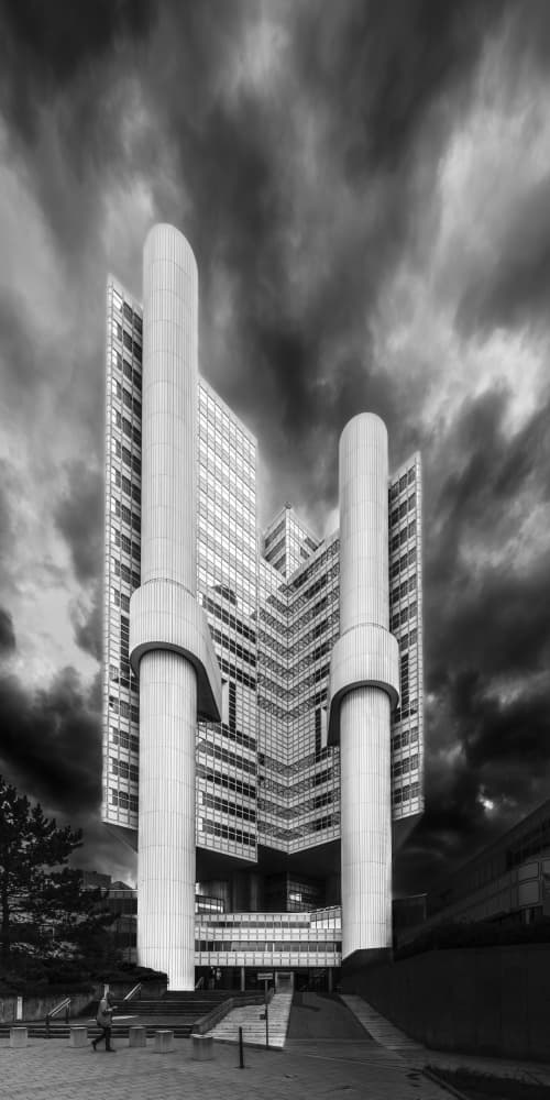Dramatic Urban Architecture by Andy Dauer — canvas wall art