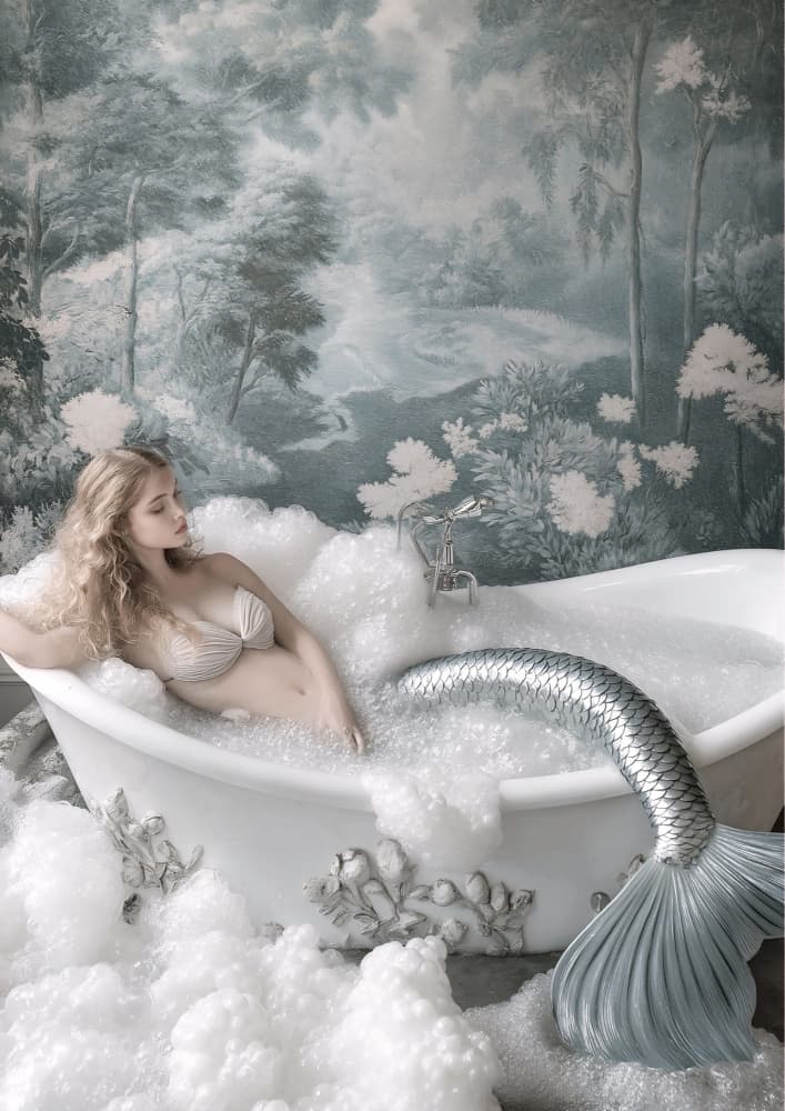 Moon Foam by Niky Rahner — canvas wall art