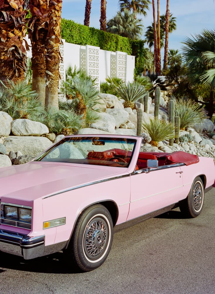 Iconic Pink Convertible by Bethany Young — canvas wall art
