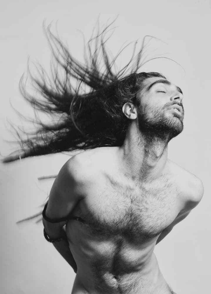 Dynamic Hair Freedom by Babak Haghi — canvas wall art