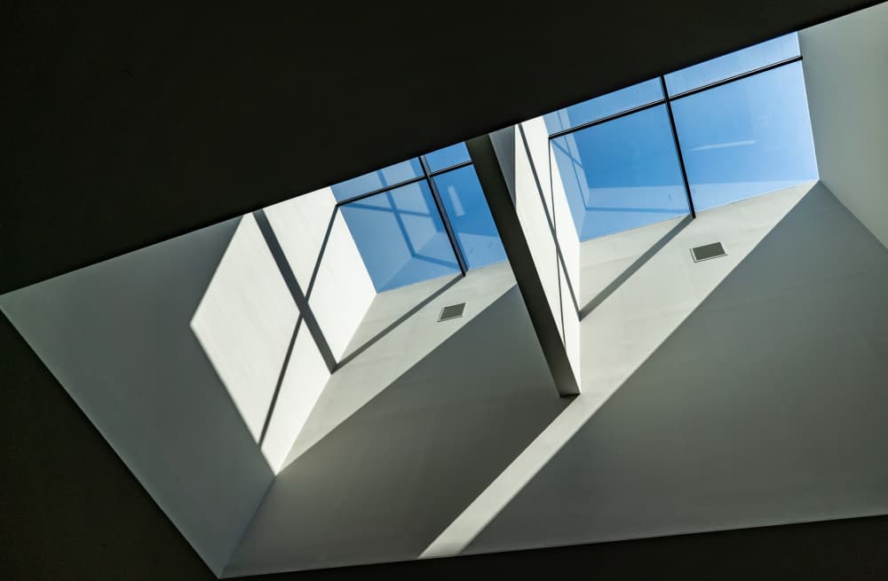 Modern Skylight Geometry by Jaap Koer — canvas wall art