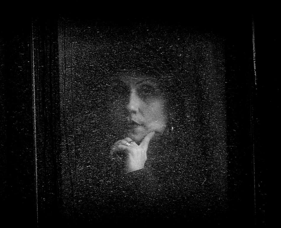 Classic Pensive Portrait by Mirela Momanu — canvas wall art