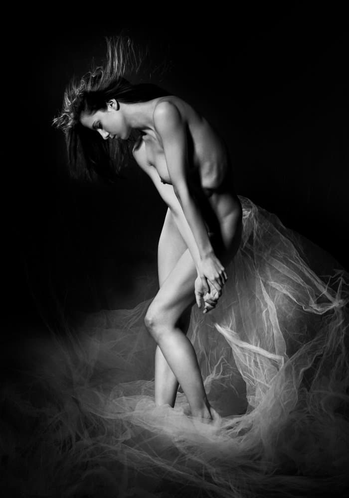 Ethereal Nude Figure by miriana — canvas wall art