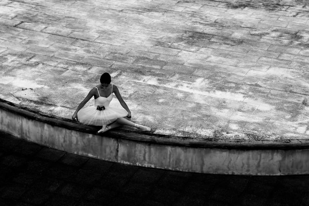 Rooftop Ballet Solitude by Paulo Medeiros — canvas wall art