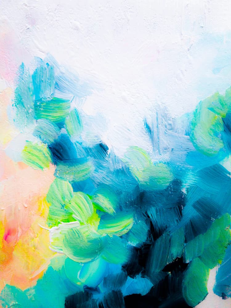 Vibrant Color Blend by Ejaaz Haniff — canvas wall art