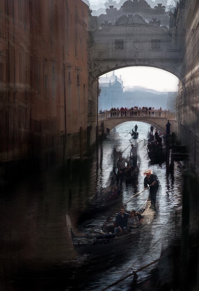 Venice Canal Passage by Milan Malovrh — canvas wall art