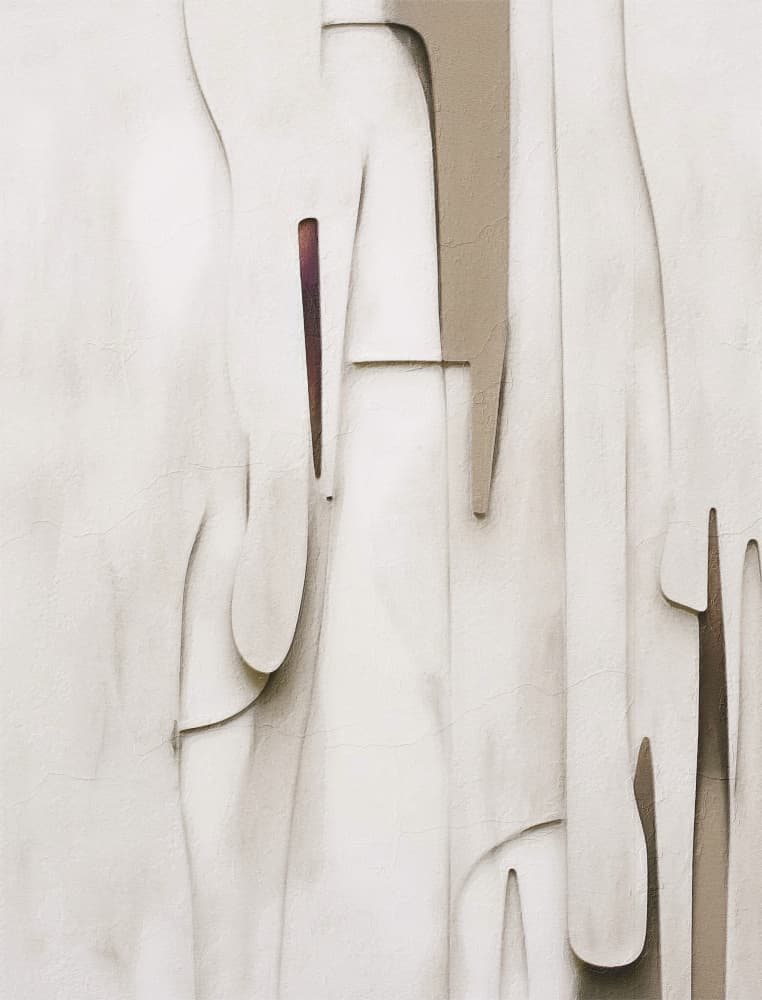 Layered Abstract Forms by Alma — canvas wall art