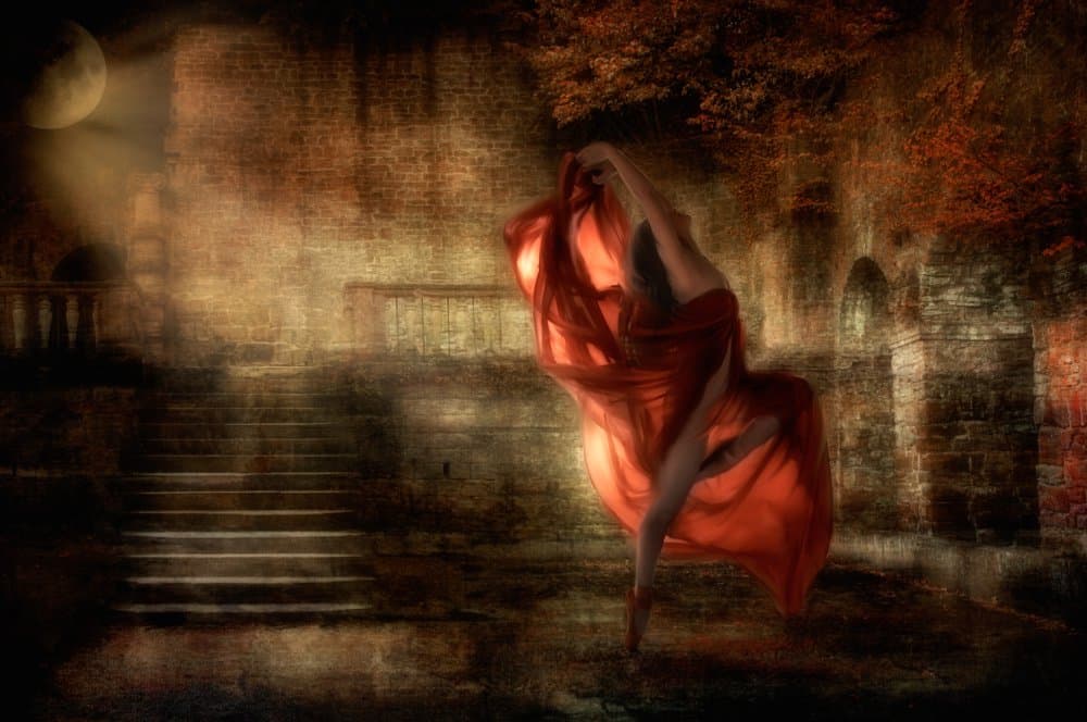 Moonlit Gothic Dance by Charlaine Gerber — canvas wall art