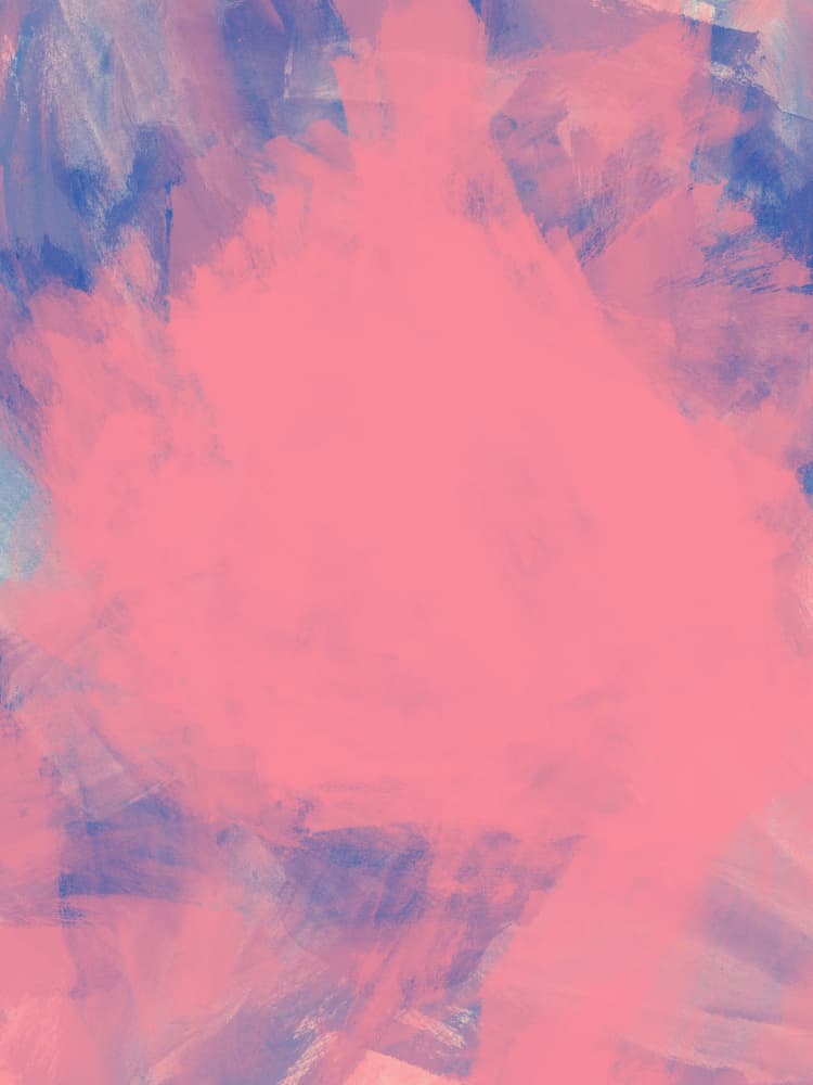 Vibrant Pink Blue Strokes by Dina Dankers — canvas wall art