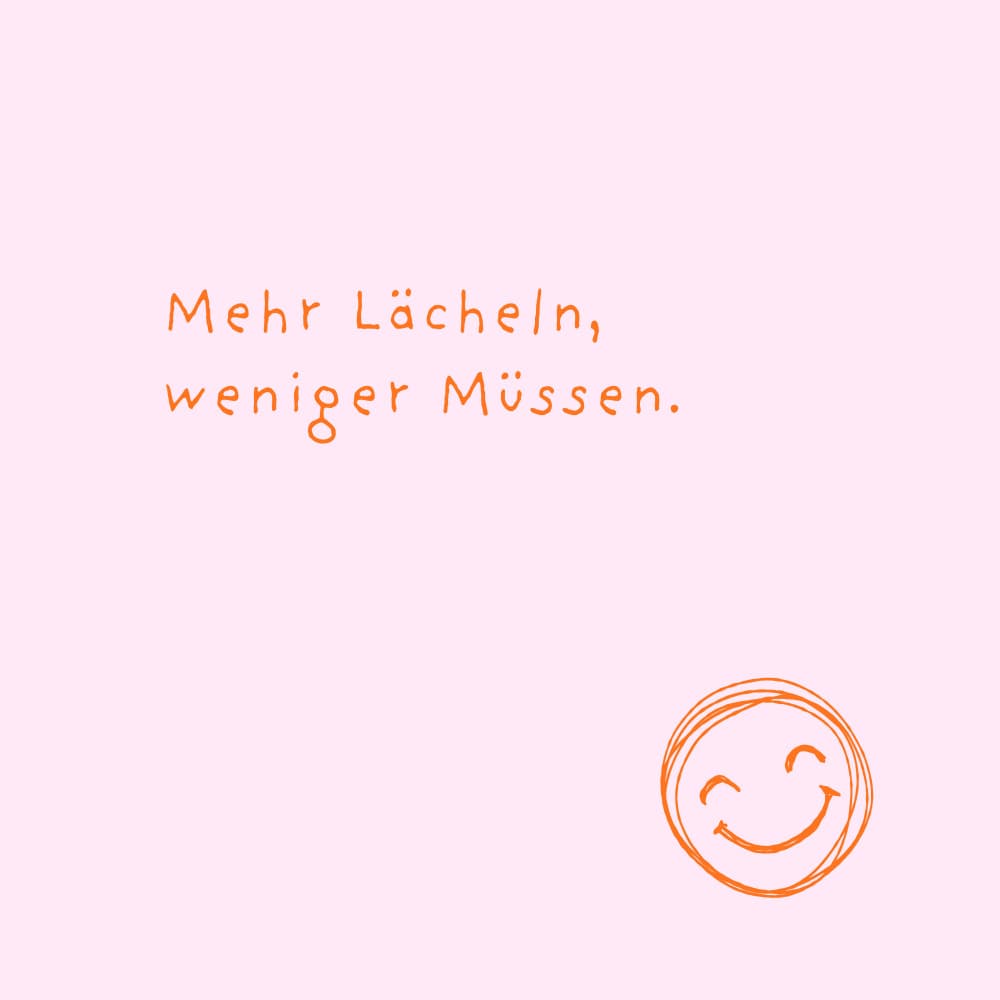 Mehr Lächeln Smile Quote by Ohkimiko — canvas wall art