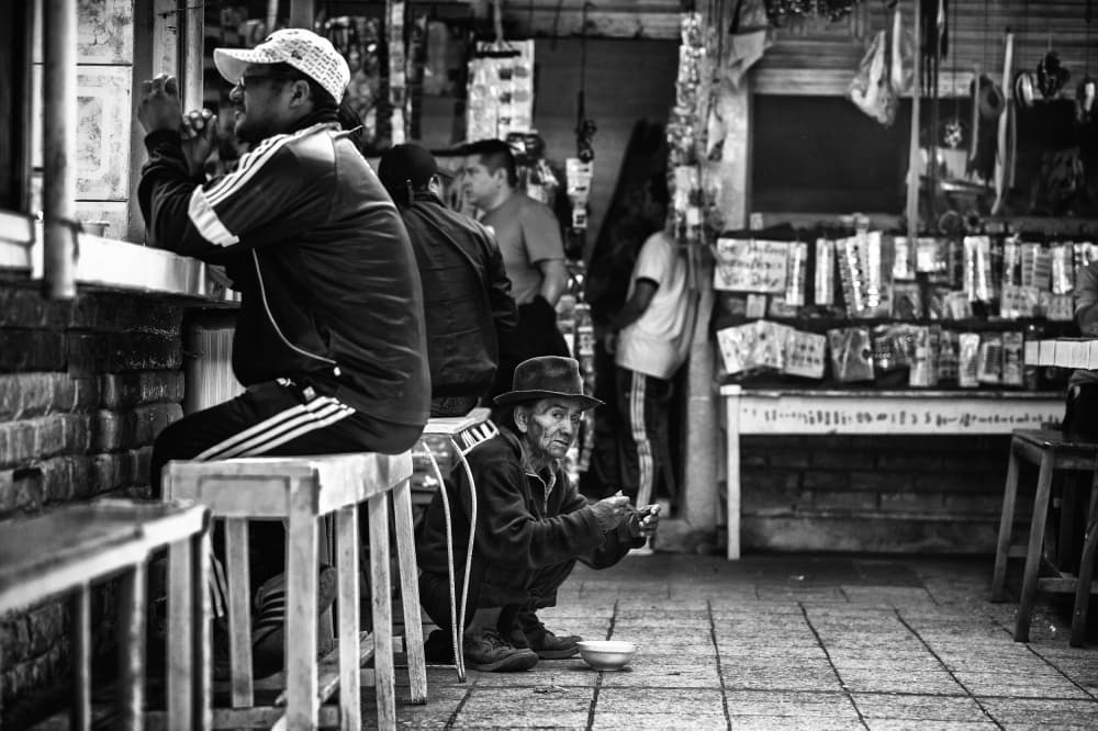Daily Market Life by Goran Jovic — canvas wall art