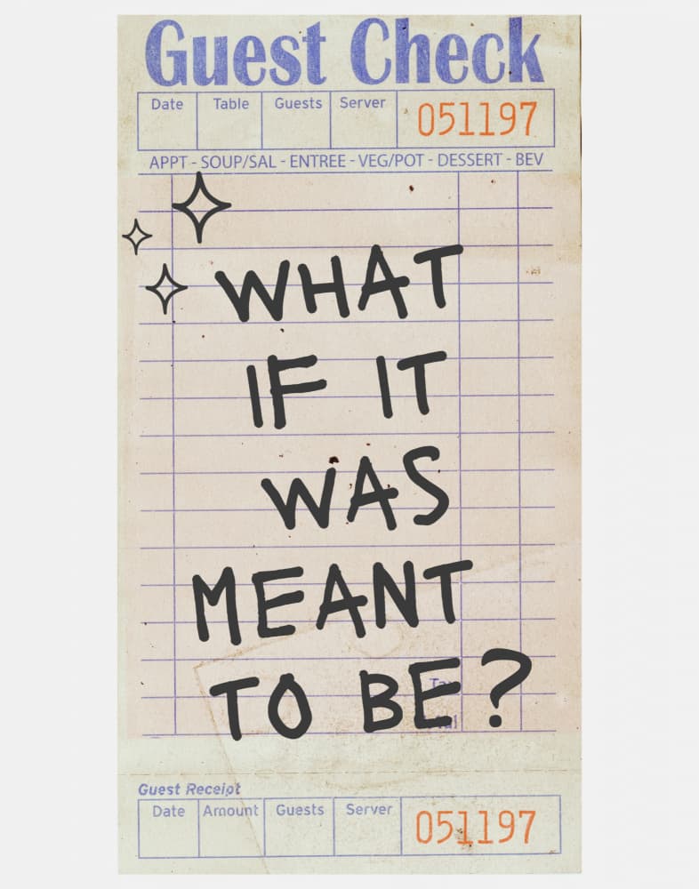 Meant To Be Check by Jolly and Dash — canvas wall art