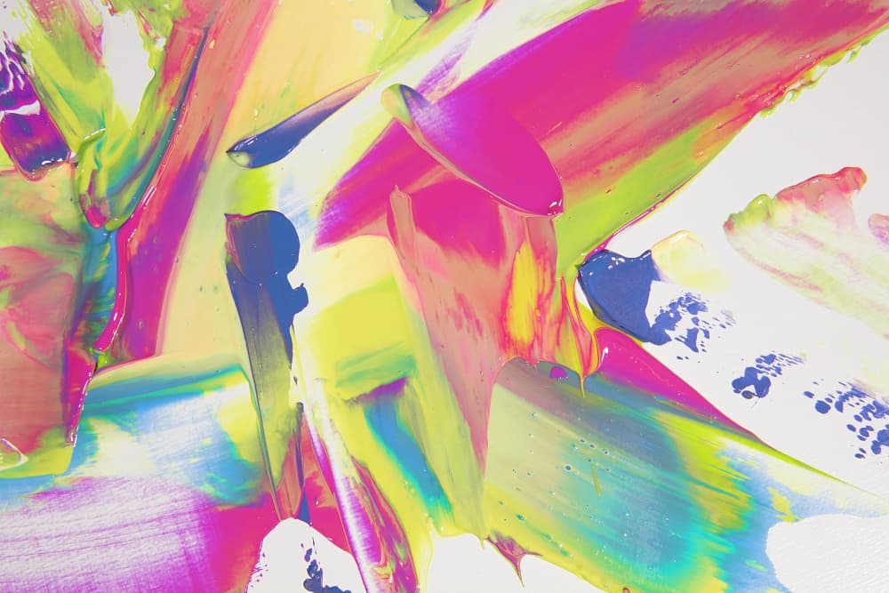 Vibrant Abstract Strokes by Julia Ramiro — canvas wall art