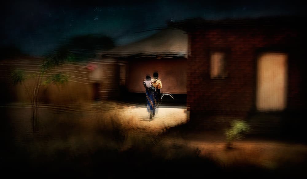 Night Walk Home by Antonio Grambone — canvas wall art