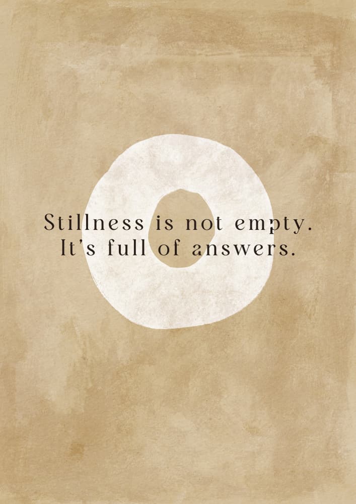 Stillnessisnotempty by Treechild — canvas wall art
