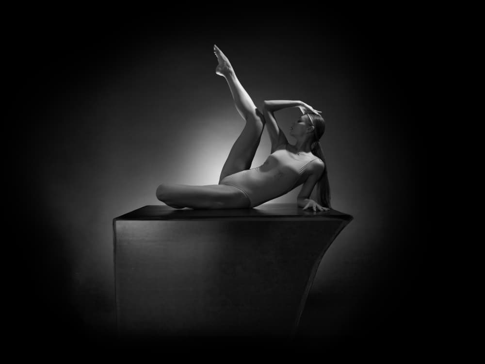 Reclining Figure Elegance by Songlin Xu — canvas wall art