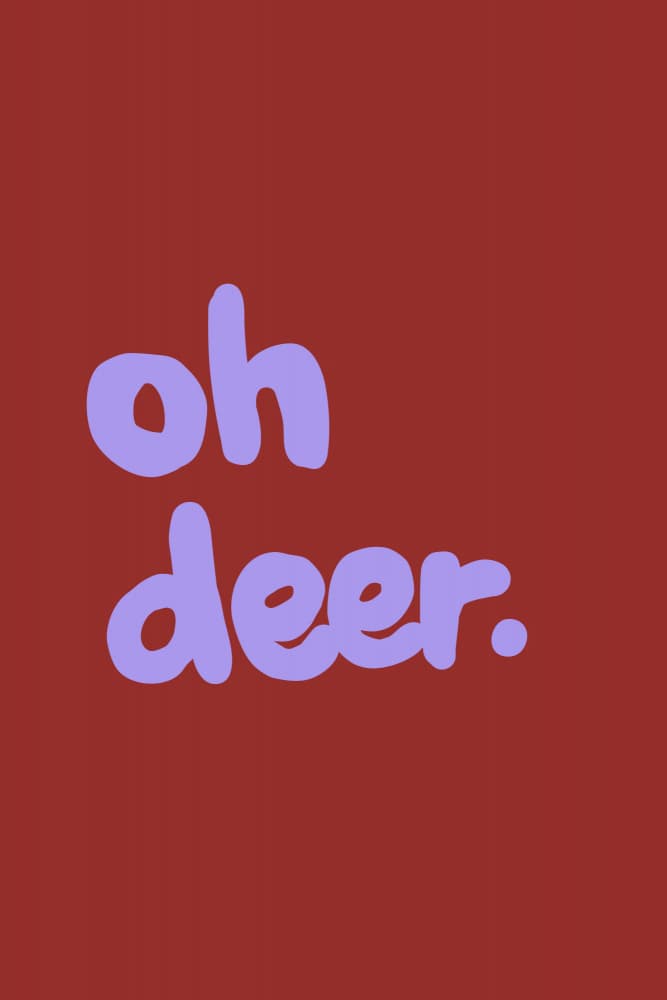 Oh Deer 1 by Studio Memb — canvas wall art