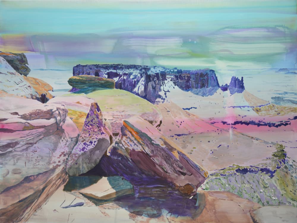 Colorful Desert Vista by Karin Bos — canvas wall art