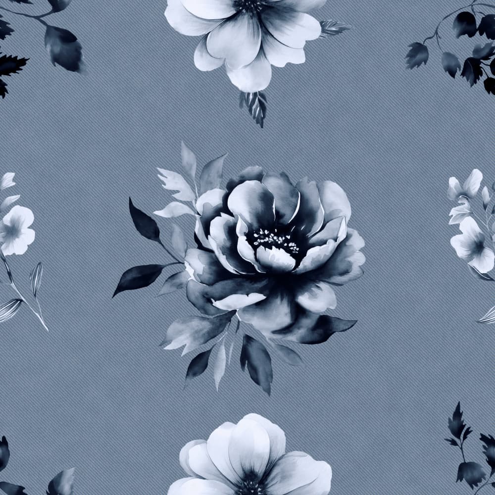 Muted Floral Pattern by Bilge Paksoylu — canvas wall art