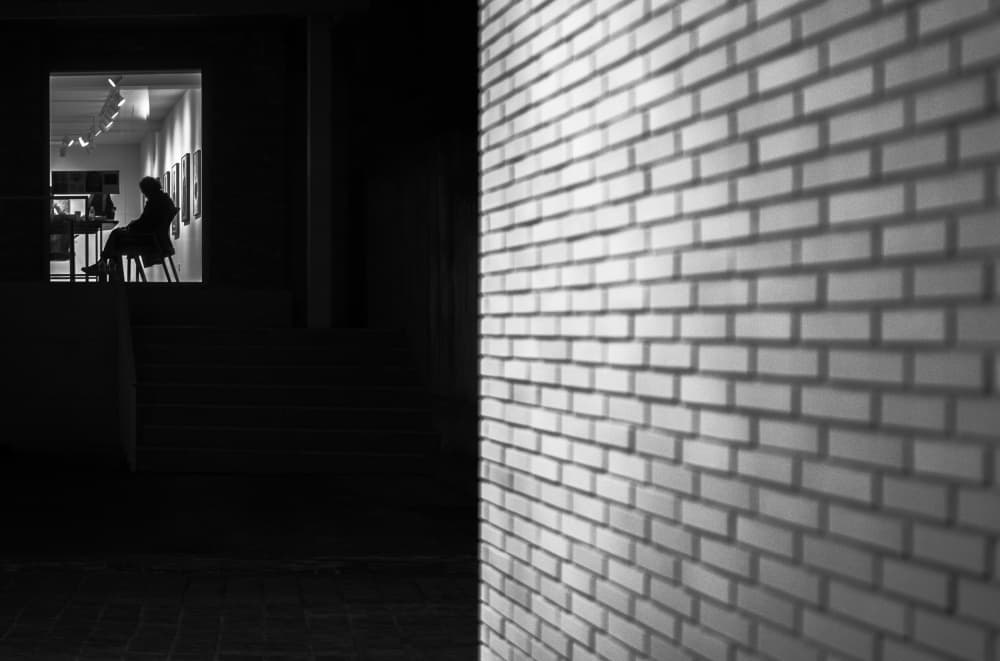 Window Light Brick Wall by Swen MUN — canvas wall art