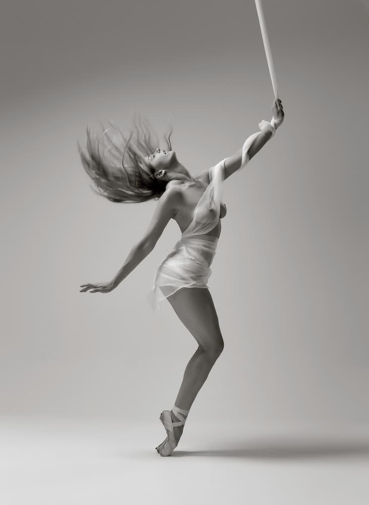 Ballerina In Flight by Catchlight Studio — canvas wall art
