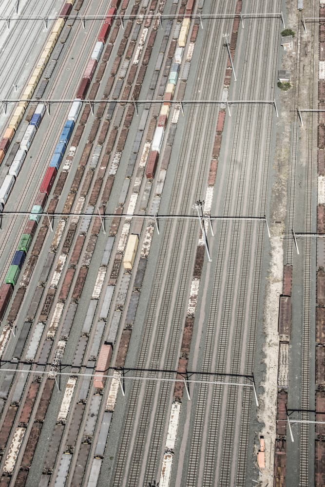 Lines of Departure by Shot by Clint — canvas wall art