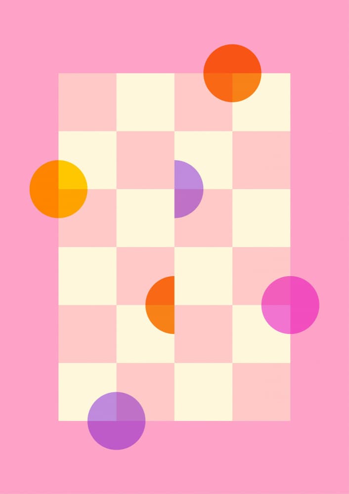 Playful Pastel Circles by Nanna Paavig — canvas wall art