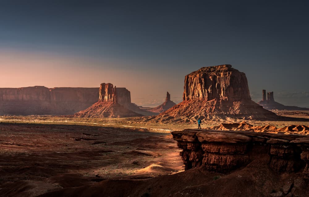 Monument Valley Vista by Bing Li — canvas wall art
