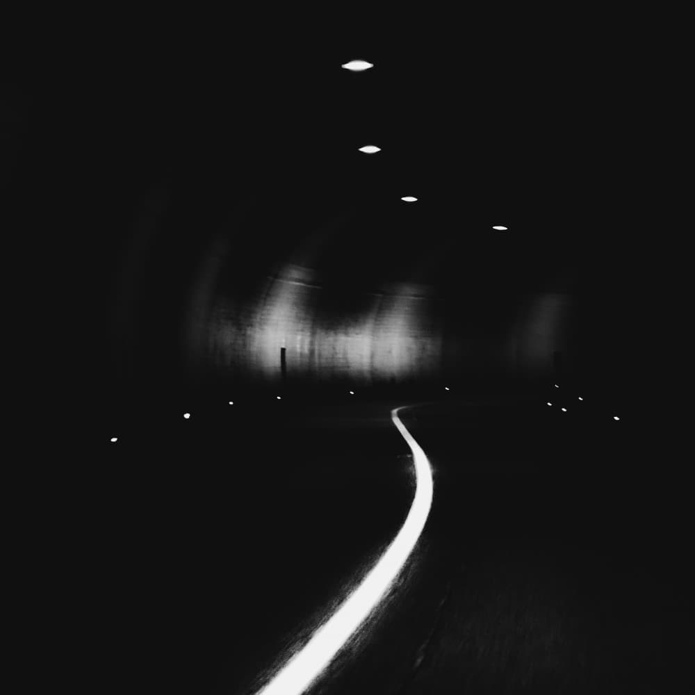 Dark Tunnel Path by Renate Wasinger — canvas wall art