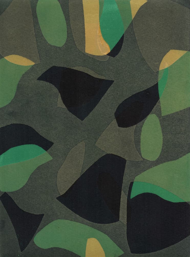 Abstract Forest Shapes by Susan Smereka — canvas wall art