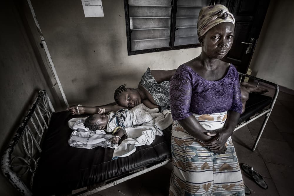 Mother's Hospital Vigil by Joxe Inazio Kuesta Garmendia — canvas wall art