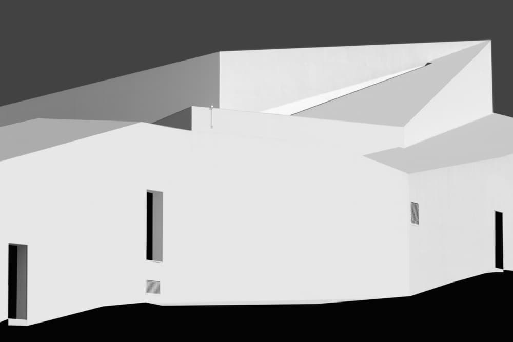 Modern Geometric Facade by Olavo Azevedo — canvas wall art