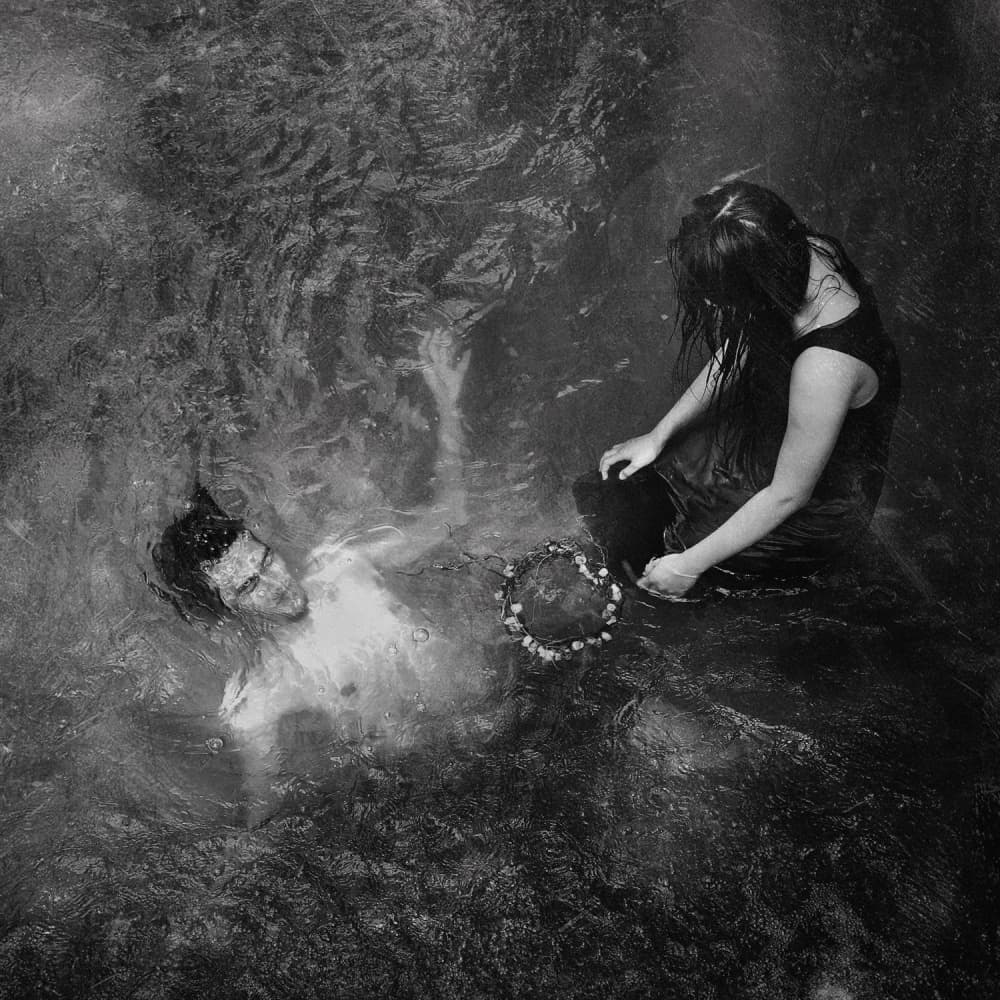 Dark Water Gaze by Jay Satriani — canvas wall art