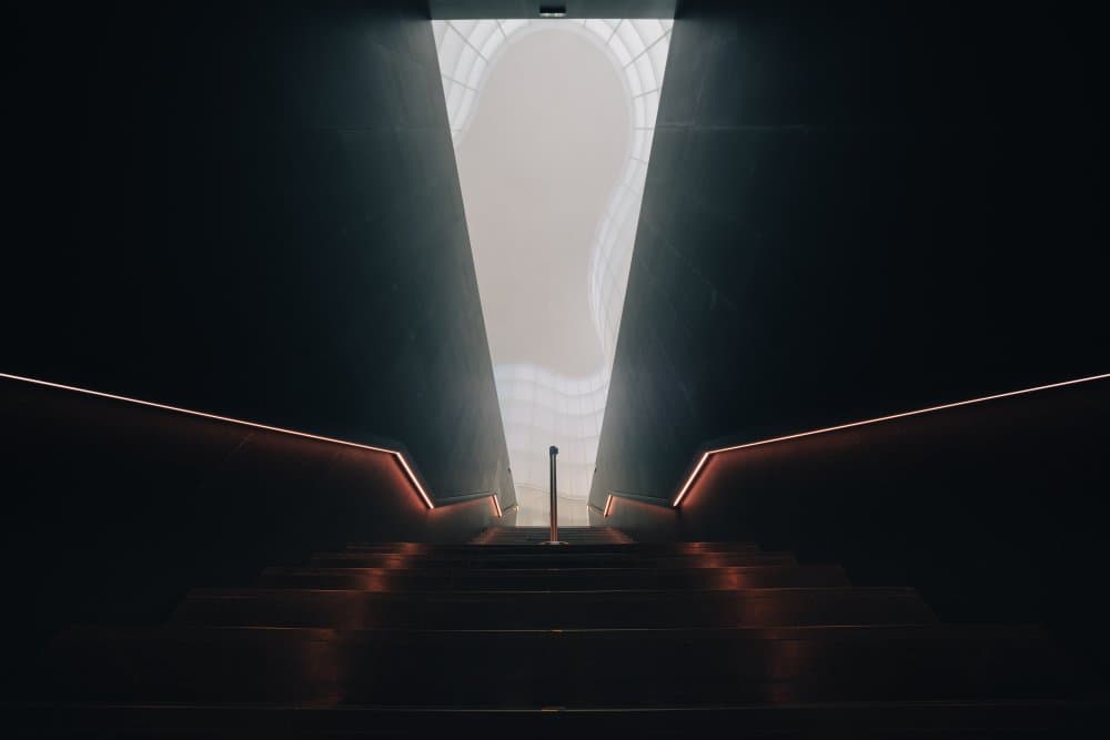 Ascending Light Passage by Marco Tagliarino — canvas wall art
