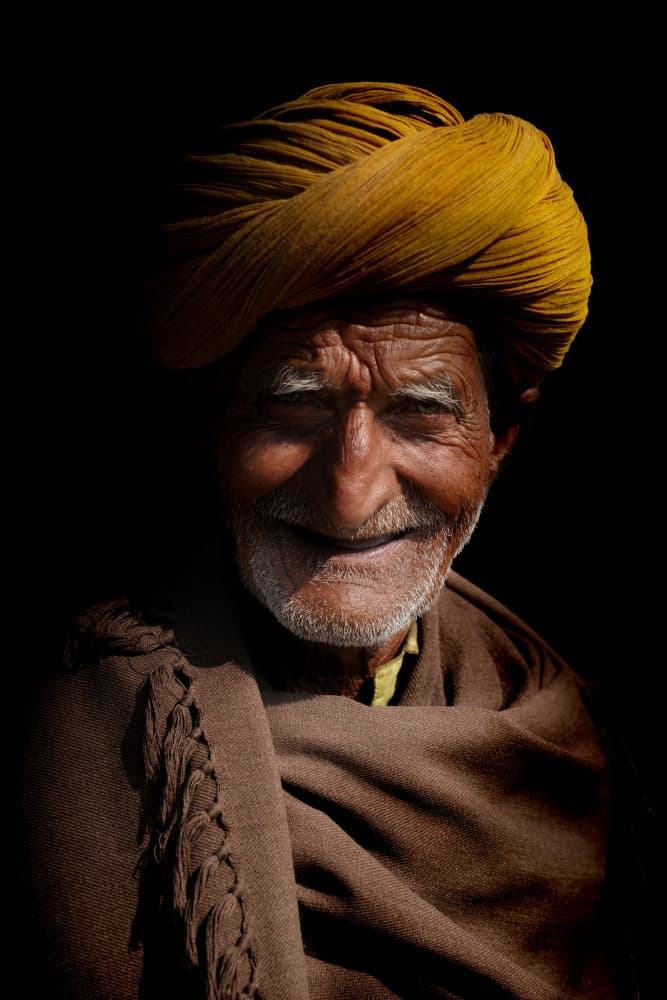 Joyful Man with Turban by Tommaseo Gregorio — canvas wall art