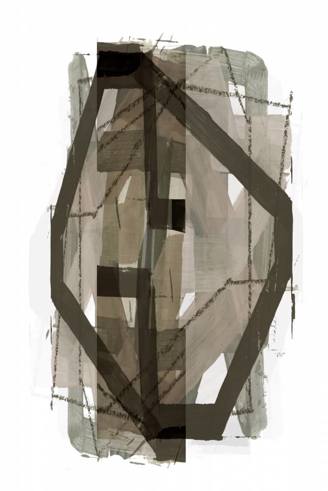 Modern Geometric Layers by cartissi — canvas wall art