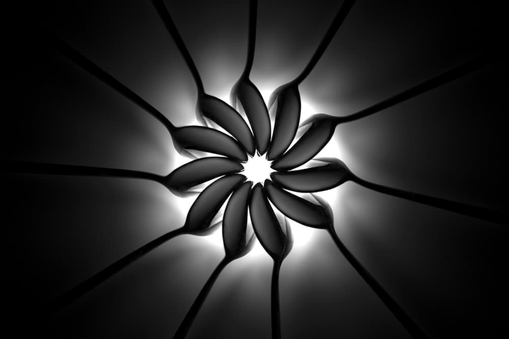 Dark Spoons Radiance by Wieteke de Kogel — canvas wall art