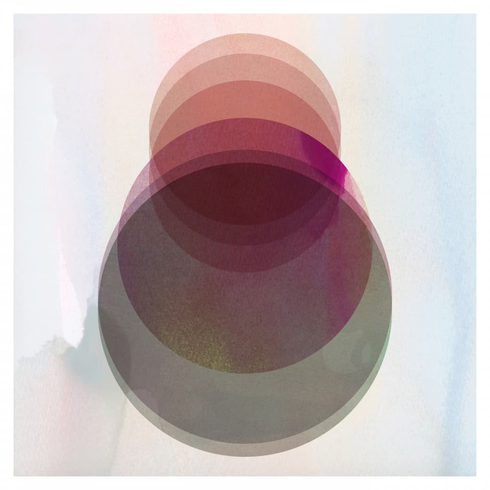 Serene Gradient Circles by cartissi — canvas wall art