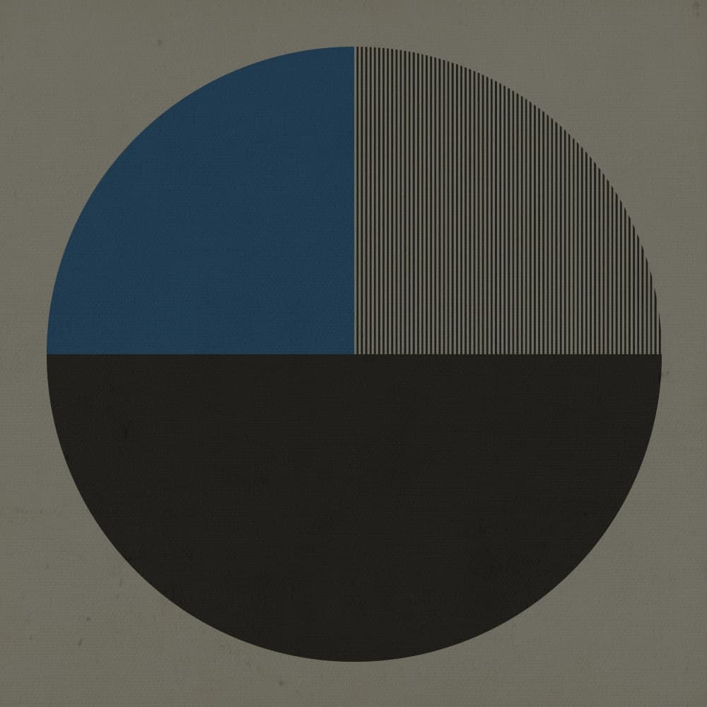 Abstract Geometric Circle by Carlos Perez Del Moro — canvas wall art