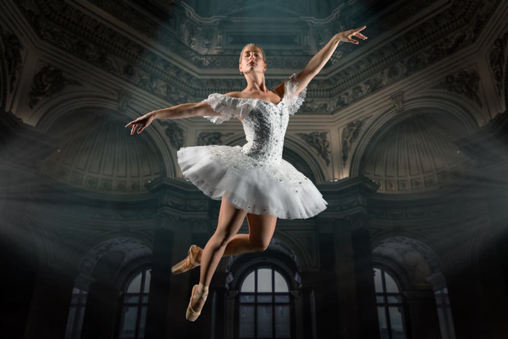 Elegant Dancer's Flight by Marcel Egger — canvas wall art