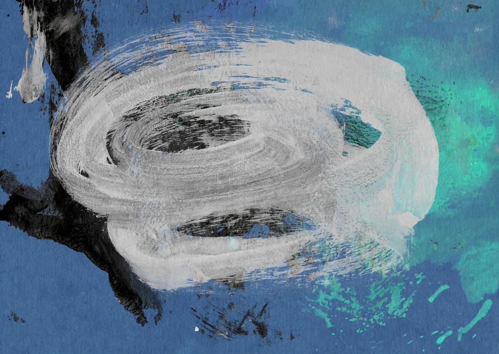 Dynamic Blue Swirl by Santhosh ch — canvas wall art