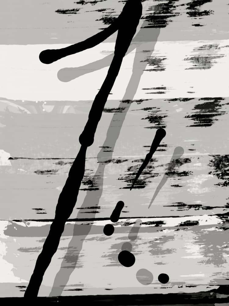 Bold Stroke Abstract by Sannel Larson — canvas wall art