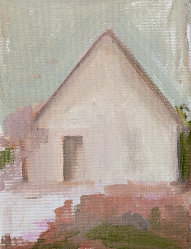 Peaceful Country House by Tamar Green — canvas wall art