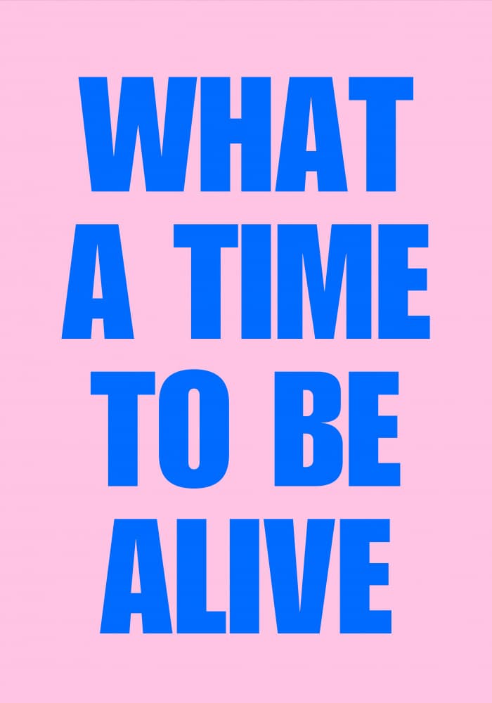 What A Time Alive by Athene Fritsch — canvas wall art