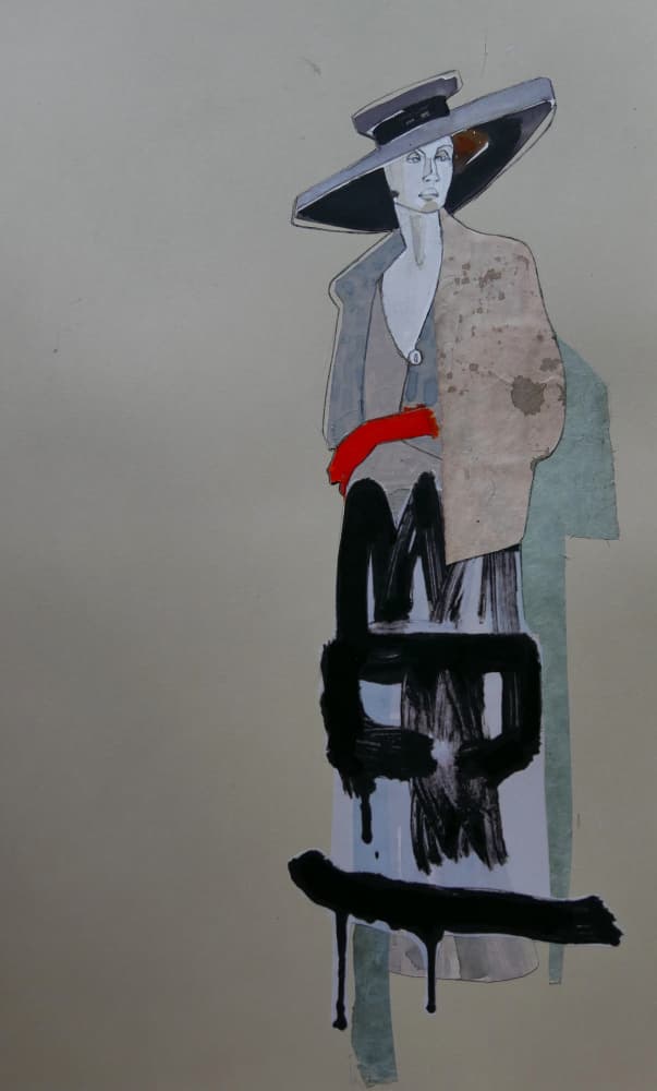 Stylish Woman Graffiti by Doris Schmitz — canvas wall art