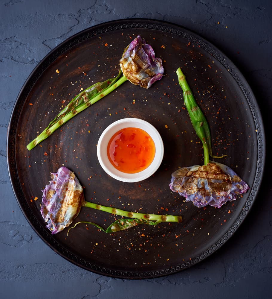 Roasted Tulips Appetizer by Karina Aleksandrova — canvas wall art