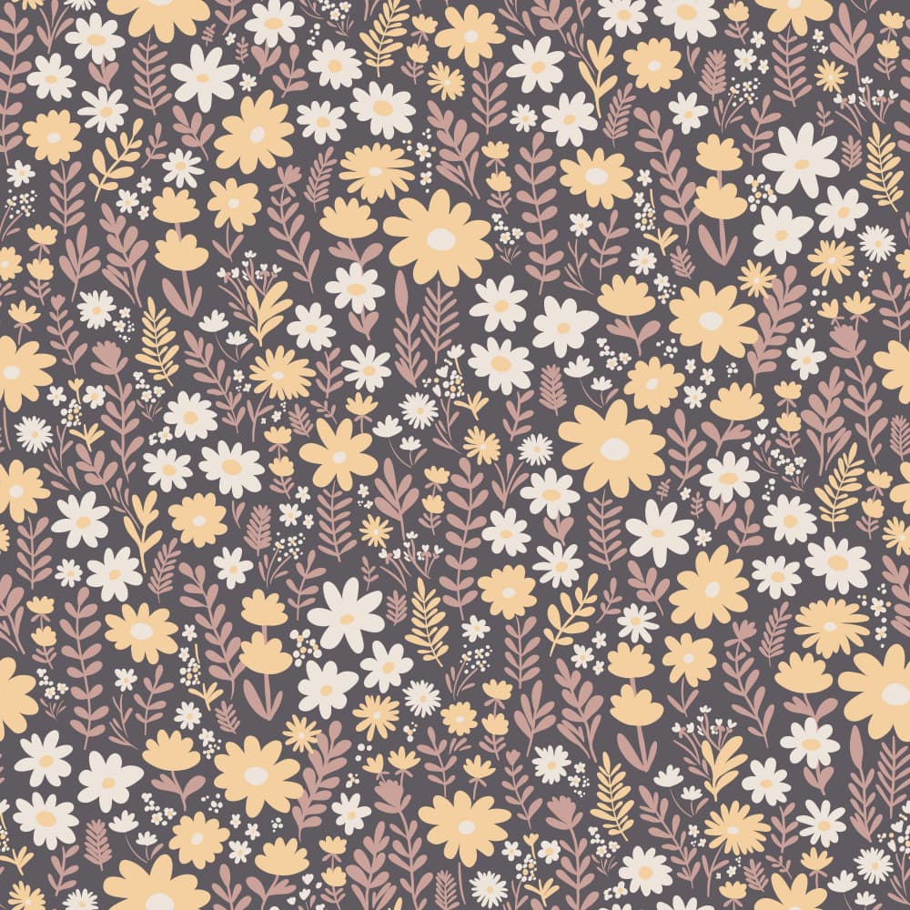 Whimsical Flower Meadow by Alexandra Weise — canvas wall art
