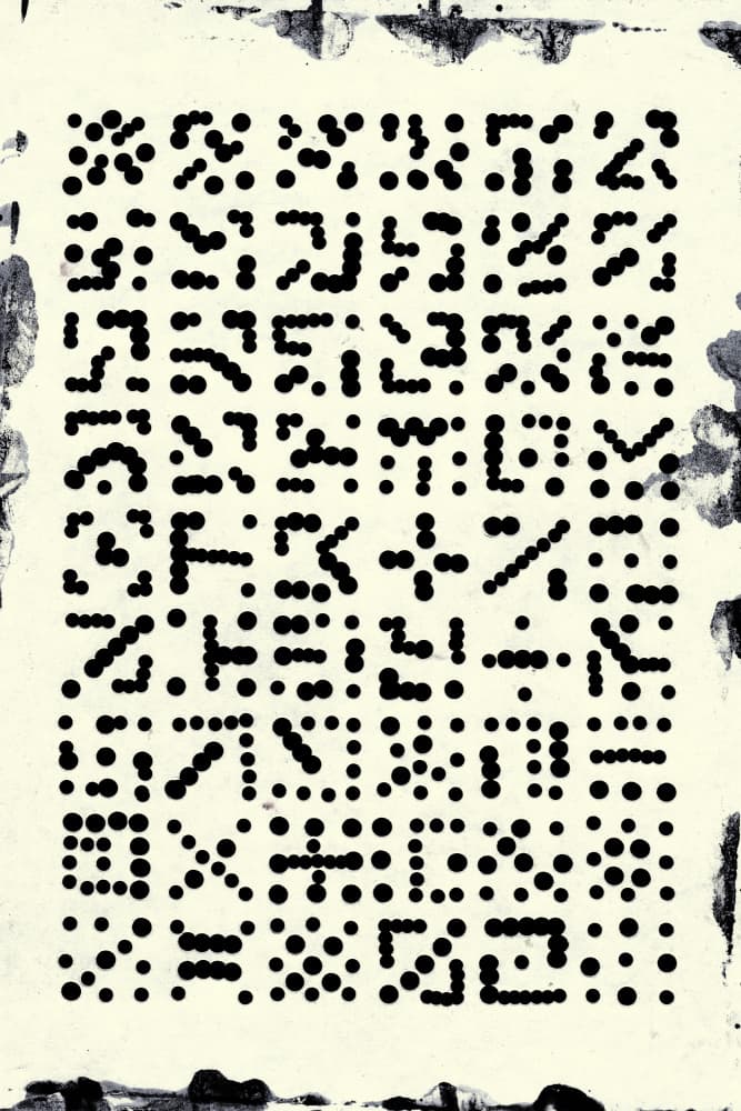Abstract Dot Grid by Petr Strnad — canvas wall art