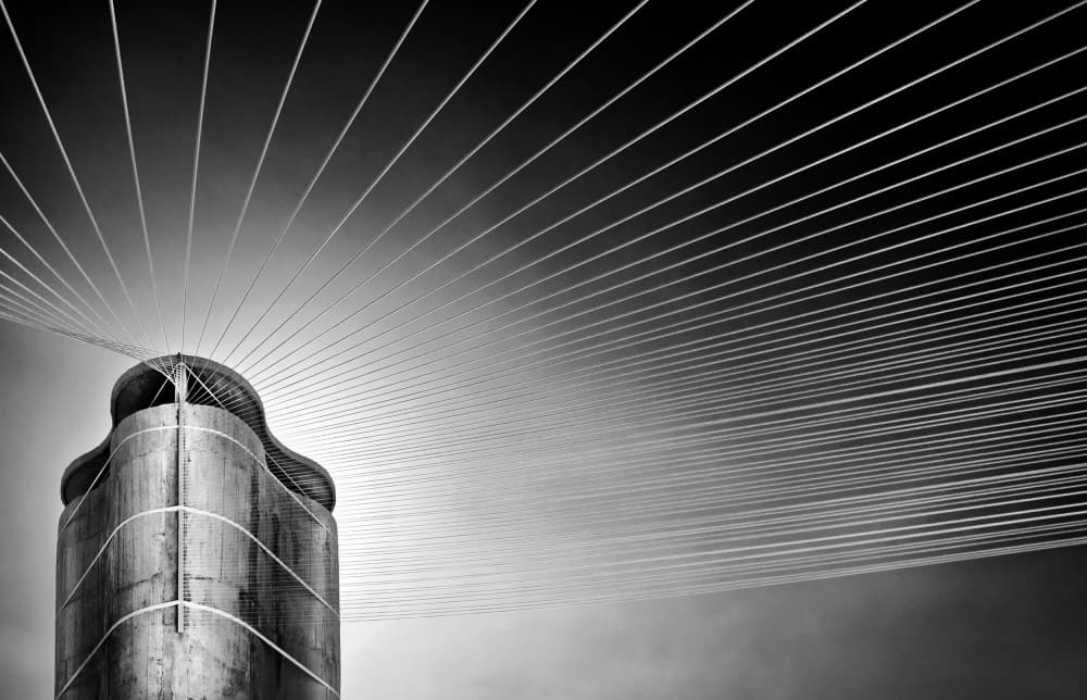 Modern Architectural Lines by Linda Wride — canvas wall art